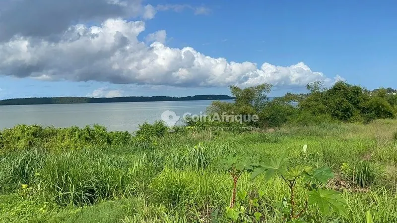 Terrain avec ACD en bordure de lagune à Songon