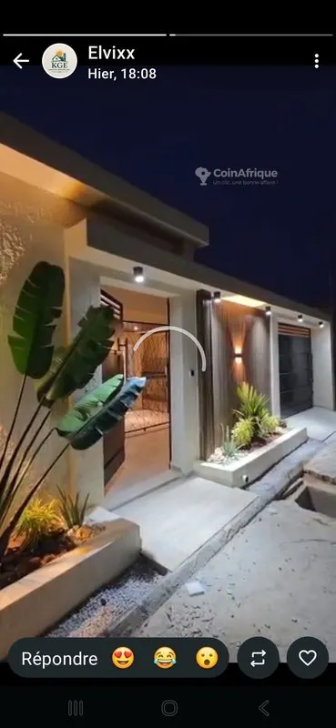 Vente villa basse à Bingerville